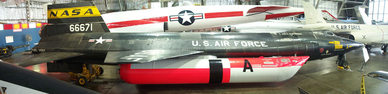 X-15-2A downloading from USAF Museum